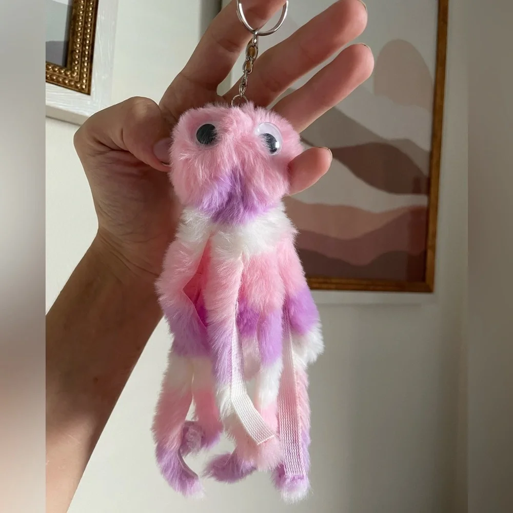 NIB Plush Tie Dye Octopus Keychain